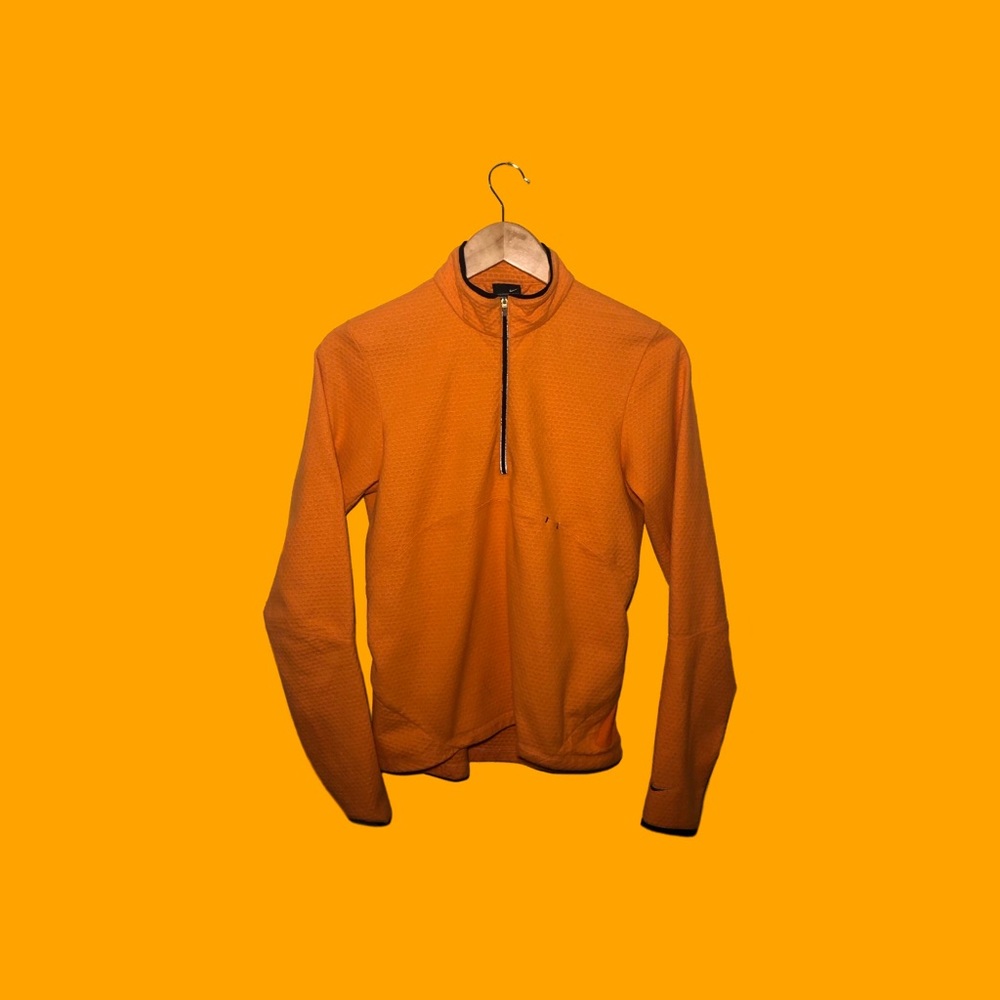 Nike Women’s (S) Orange Thermal Half-Zip